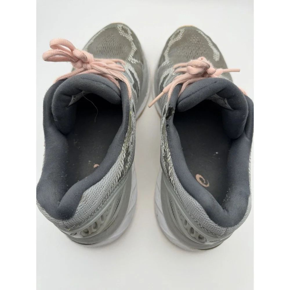 ASICS GEL-Nimbus 20 Running Shoes Women's Size 8 Gray Pink Athletic Sneakers